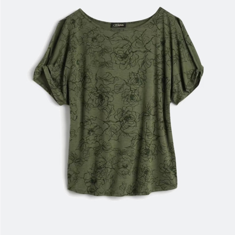Romy Cold Shoulder Knit Tee